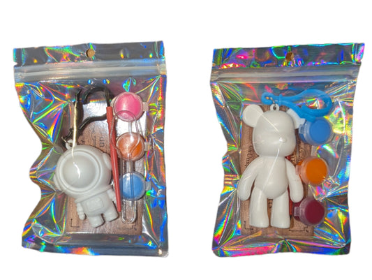 Paint-able Keychain Gift Set