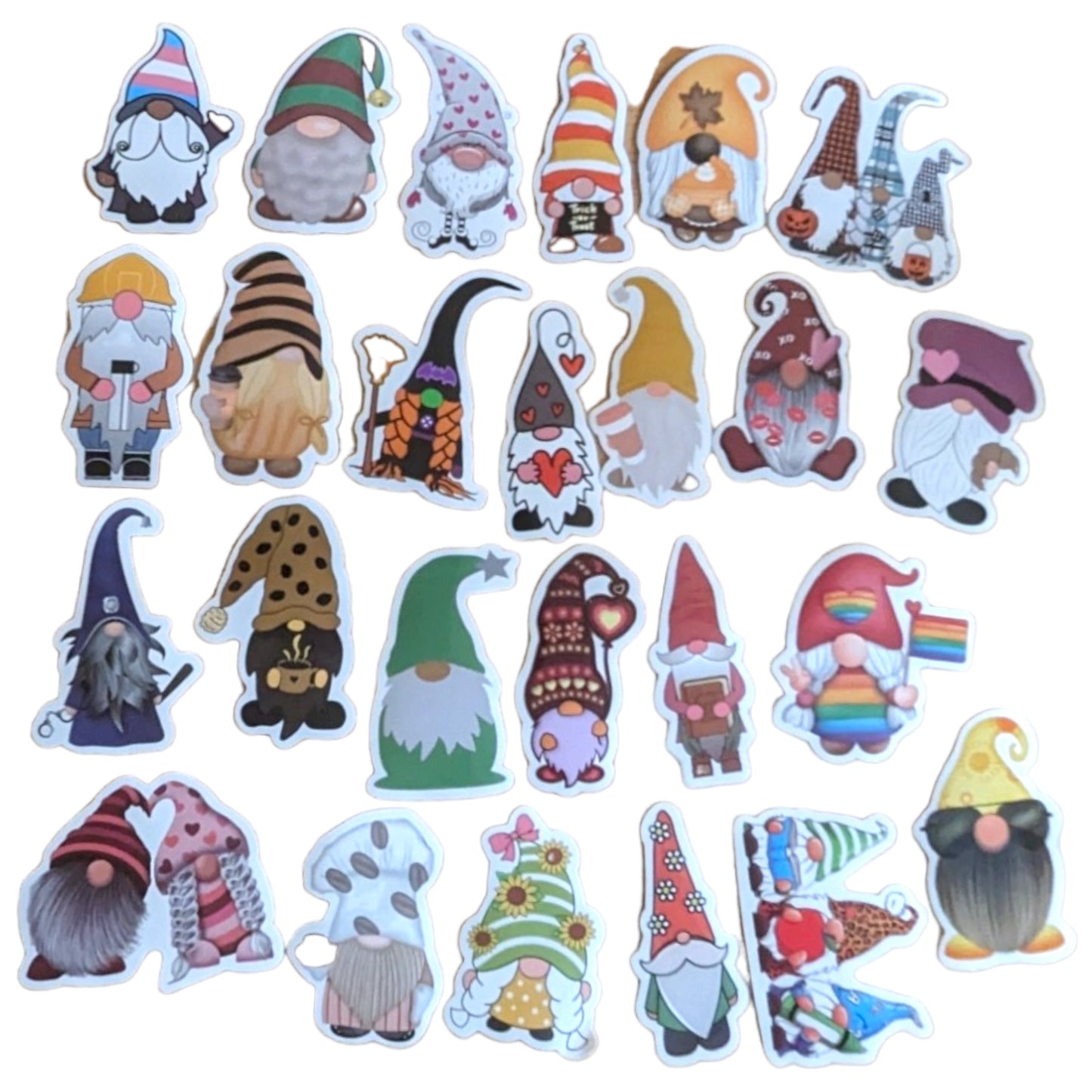 STICKER PACK - Pack 58 - Gnomes - 25 pieces