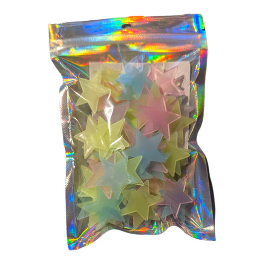 Ceiling & Wall luminous stars 100 pieces