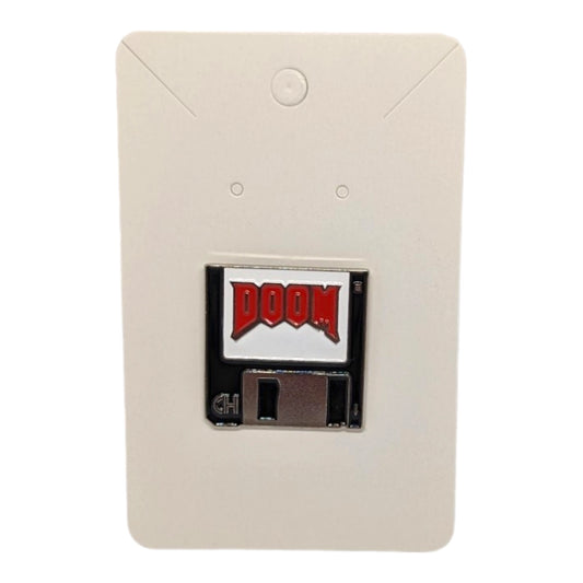 Doom Floppy Disk Enamel Pin #46