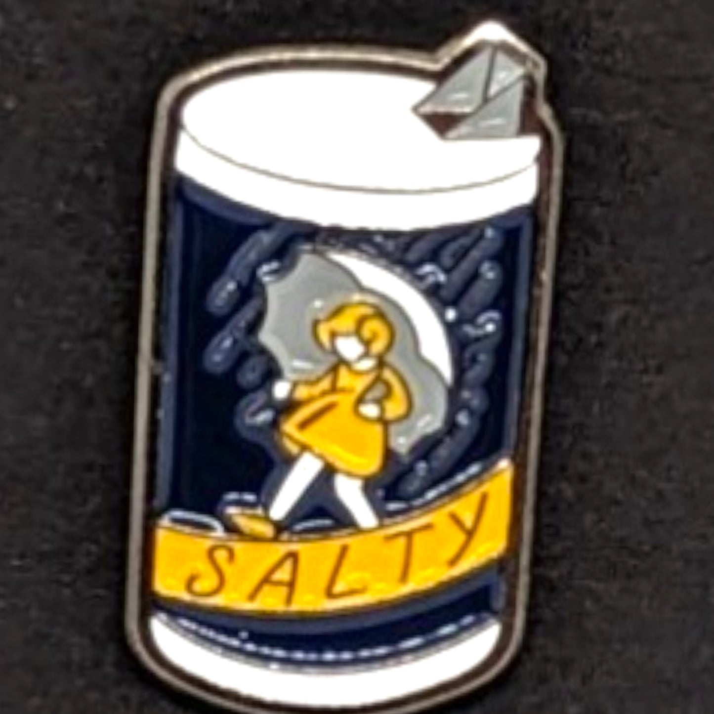 Salty Salt container Enamel Pin #202