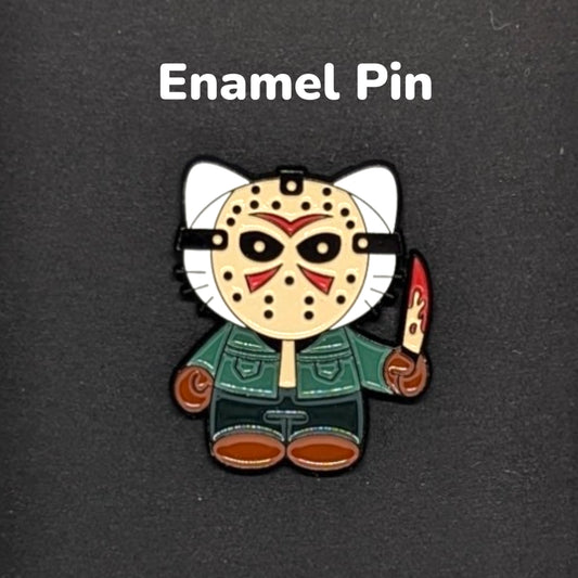 Friday the 13th Hello Kitty Enamel Pin #204